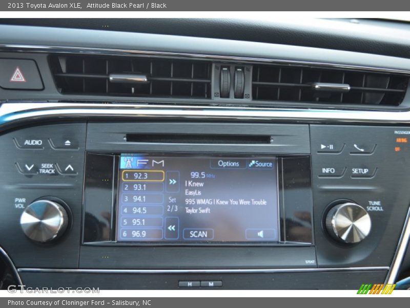 Attitude Black Pearl / Black 2013 Toyota Avalon XLE