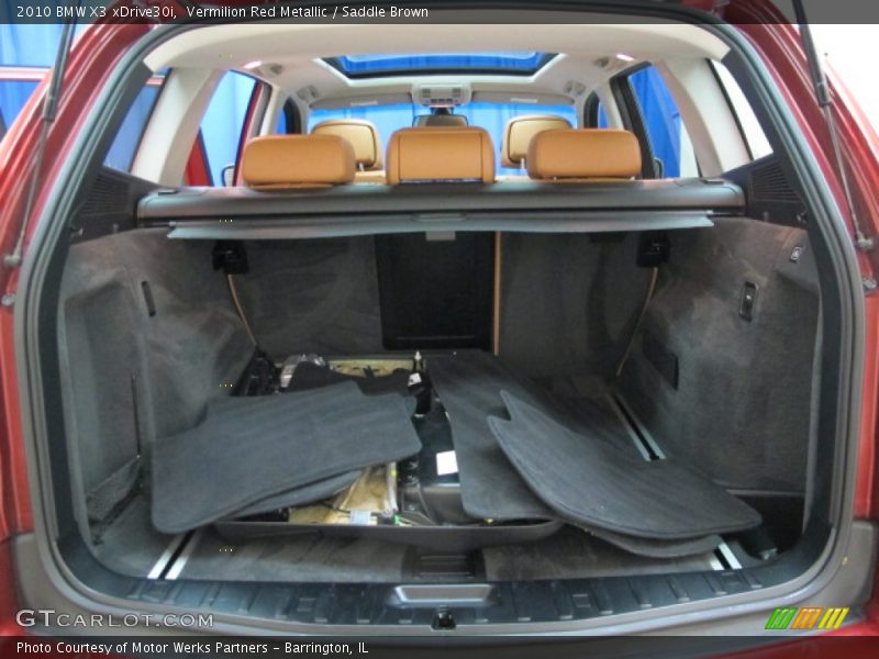  2010 X3 xDrive30i Trunk