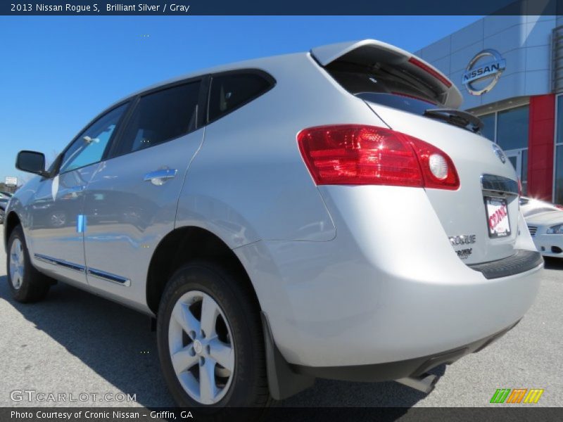 Brilliant Silver / Gray 2013 Nissan Rogue S