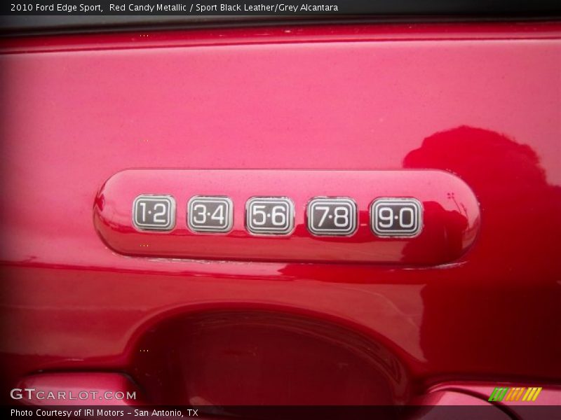 Red Candy Metallic / Sport Black Leather/Grey Alcantara 2010 Ford Edge Sport