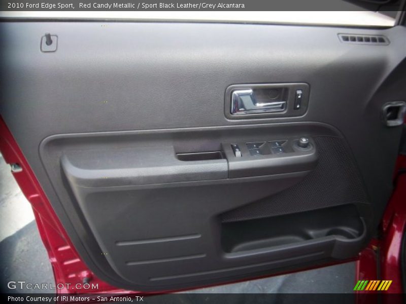 Red Candy Metallic / Sport Black Leather/Grey Alcantara 2010 Ford Edge Sport