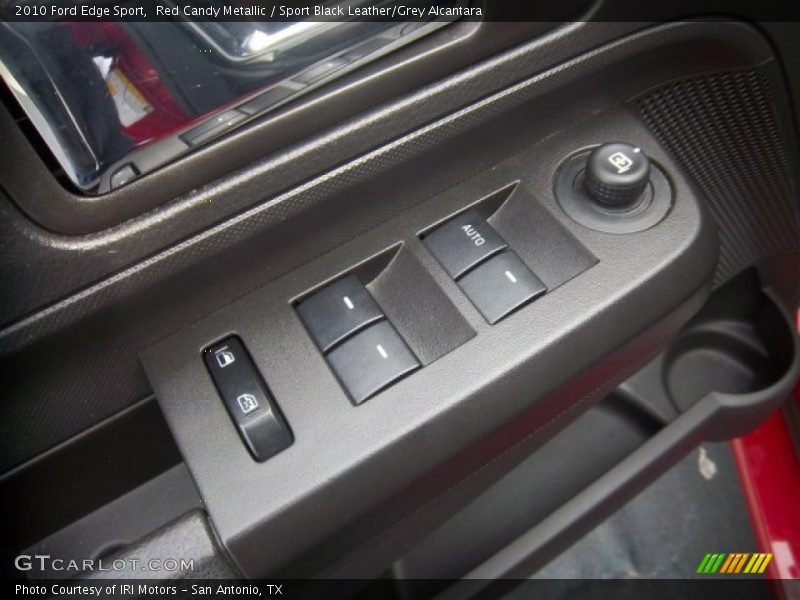 Red Candy Metallic / Sport Black Leather/Grey Alcantara 2010 Ford Edge Sport