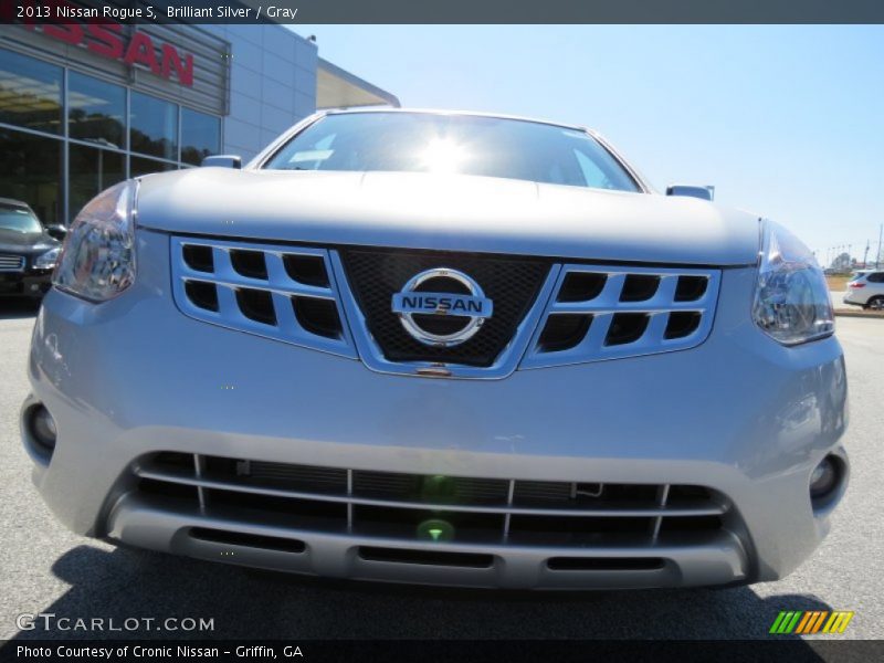 Brilliant Silver / Gray 2013 Nissan Rogue S