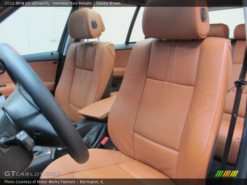 Front Seat of 2010 X3 xDrive30i
