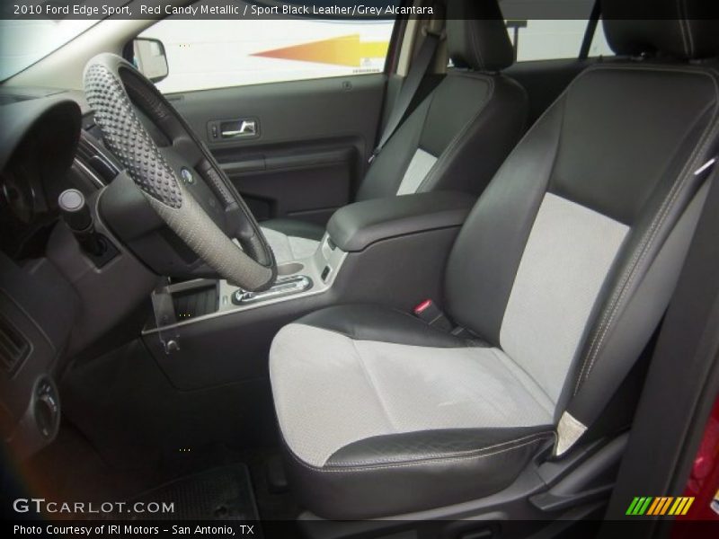Red Candy Metallic / Sport Black Leather/Grey Alcantara 2010 Ford Edge Sport