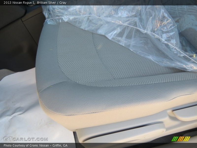 Brilliant Silver / Gray 2013 Nissan Rogue S