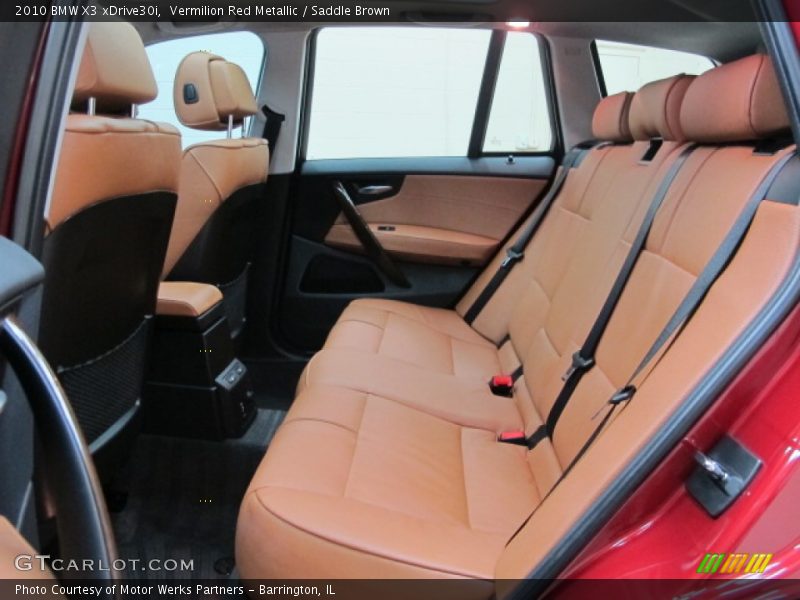 Rear Seat of 2010 X3 xDrive30i