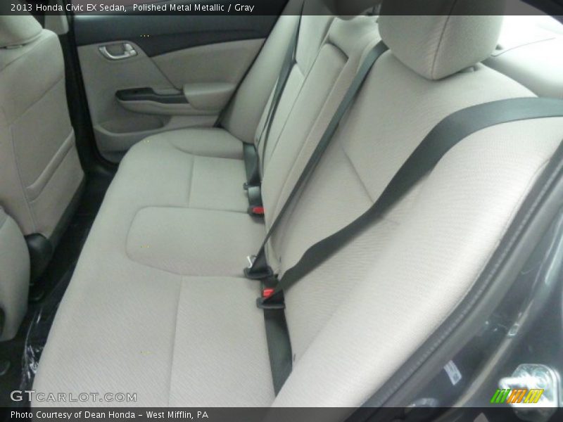 Polished Metal Metallic / Gray 2013 Honda Civic EX Sedan