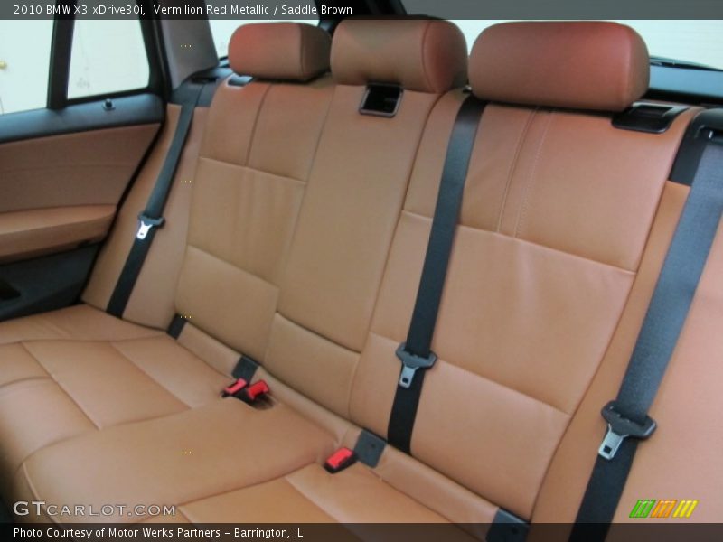 Rear Seat of 2010 X3 xDrive30i