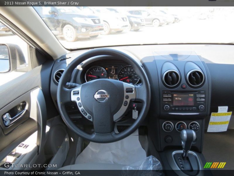 Brilliant Silver / Gray 2013 Nissan Rogue S