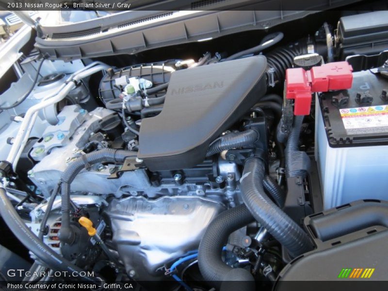 Brilliant Silver / Gray 2013 Nissan Rogue S