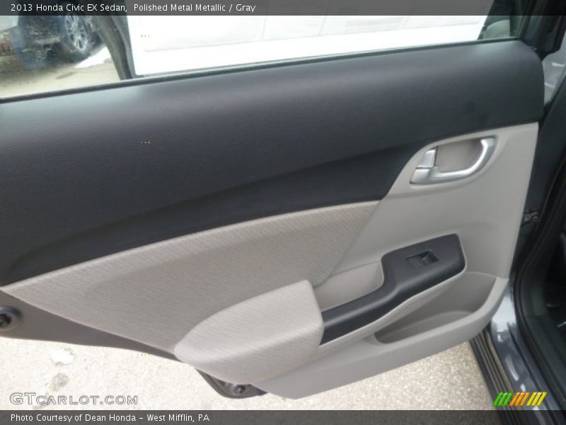 Polished Metal Metallic / Gray 2013 Honda Civic EX Sedan