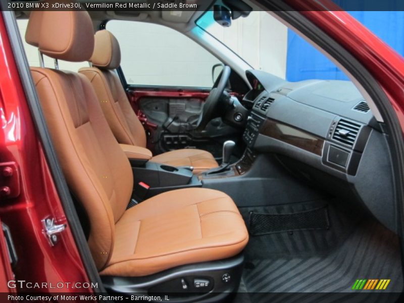 Vermilion Red Metallic / Saddle Brown 2010 BMW X3 xDrive30i
