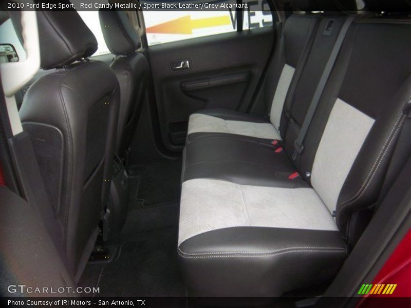 Red Candy Metallic / Sport Black Leather/Grey Alcantara 2010 Ford Edge Sport
