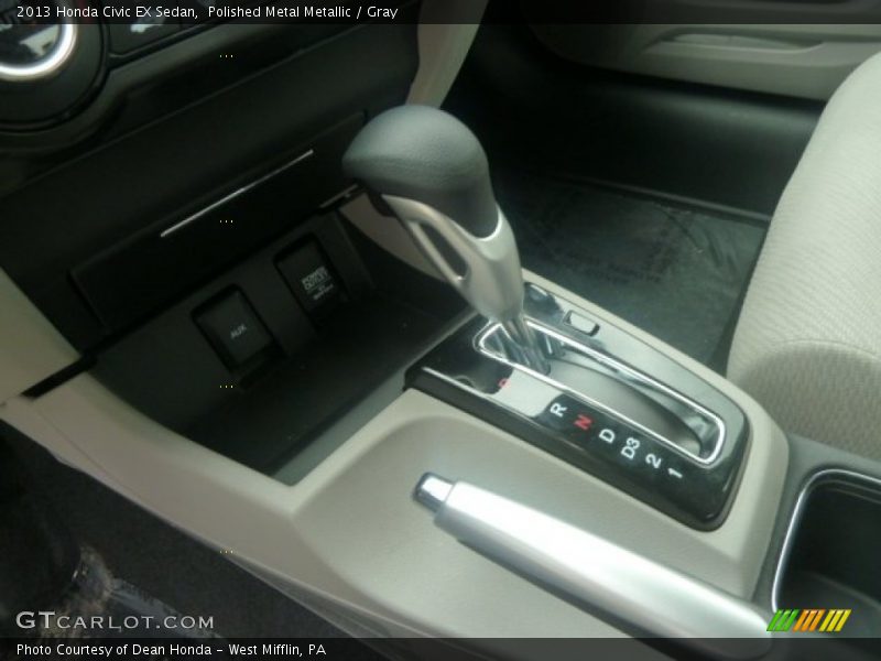 Polished Metal Metallic / Gray 2013 Honda Civic EX Sedan