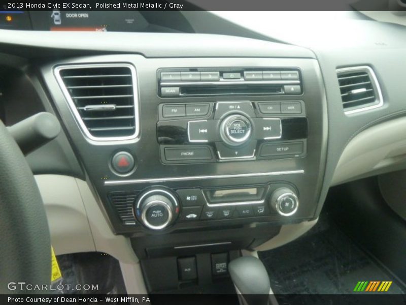 Polished Metal Metallic / Gray 2013 Honda Civic EX Sedan