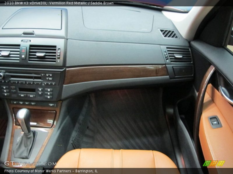 Vermilion Red Metallic / Saddle Brown 2010 BMW X3 xDrive30i