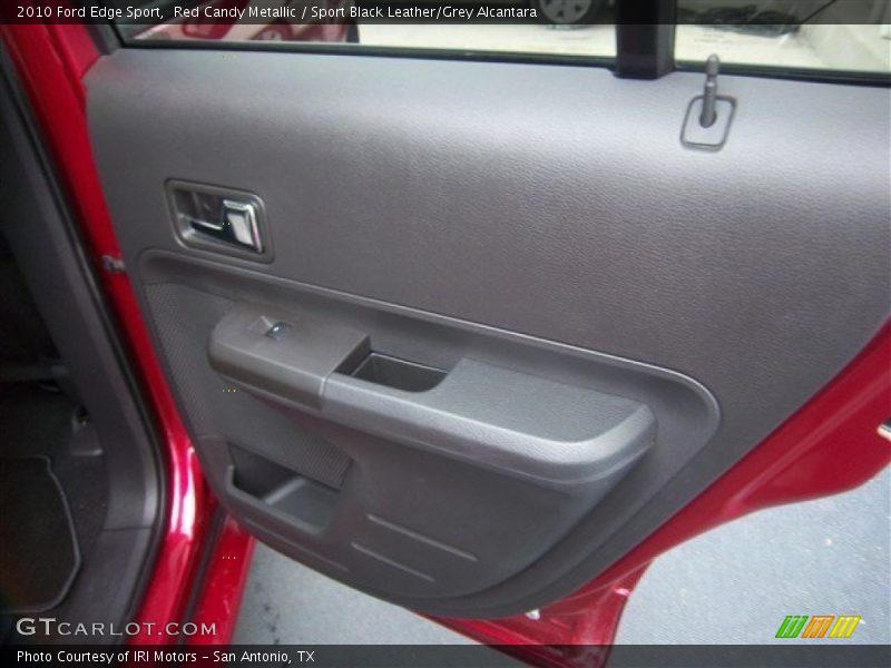 Red Candy Metallic / Sport Black Leather/Grey Alcantara 2010 Ford Edge Sport