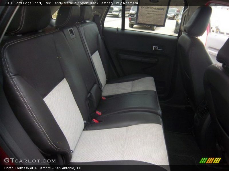 Red Candy Metallic / Sport Black Leather/Grey Alcantara 2010 Ford Edge Sport
