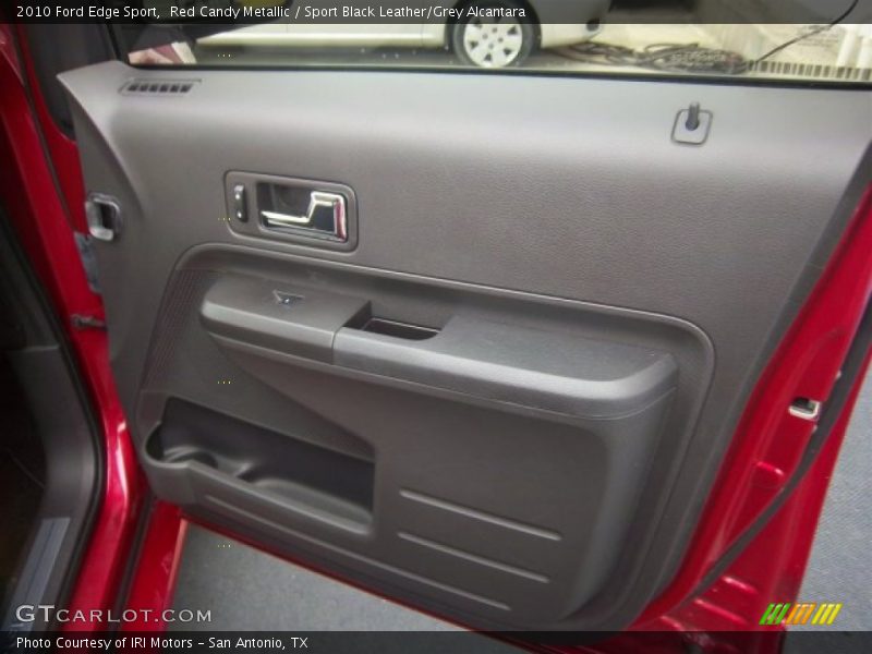Red Candy Metallic / Sport Black Leather/Grey Alcantara 2010 Ford Edge Sport