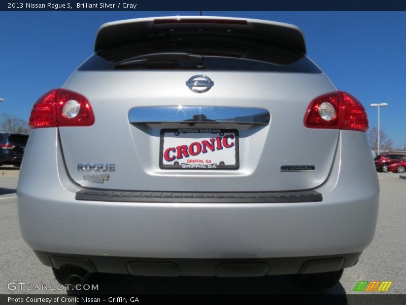 Brilliant Silver / Gray 2013 Nissan Rogue S