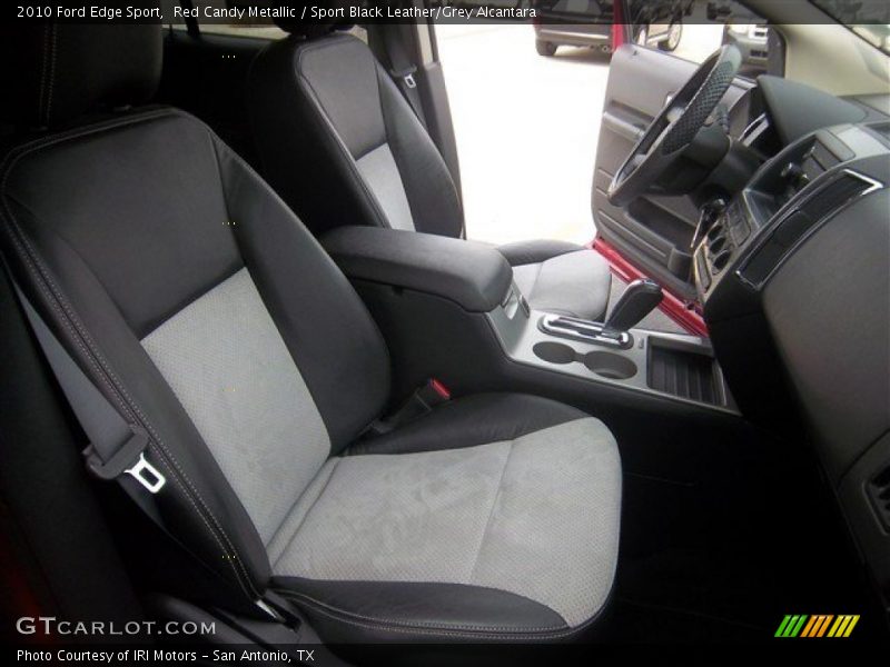 Red Candy Metallic / Sport Black Leather/Grey Alcantara 2010 Ford Edge Sport