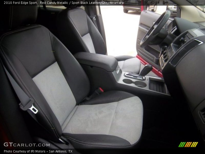 Red Candy Metallic / Sport Black Leather/Grey Alcantara 2010 Ford Edge Sport