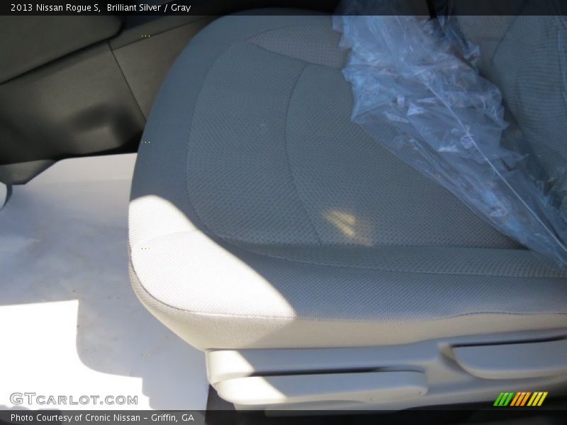 Brilliant Silver / Gray 2013 Nissan Rogue S