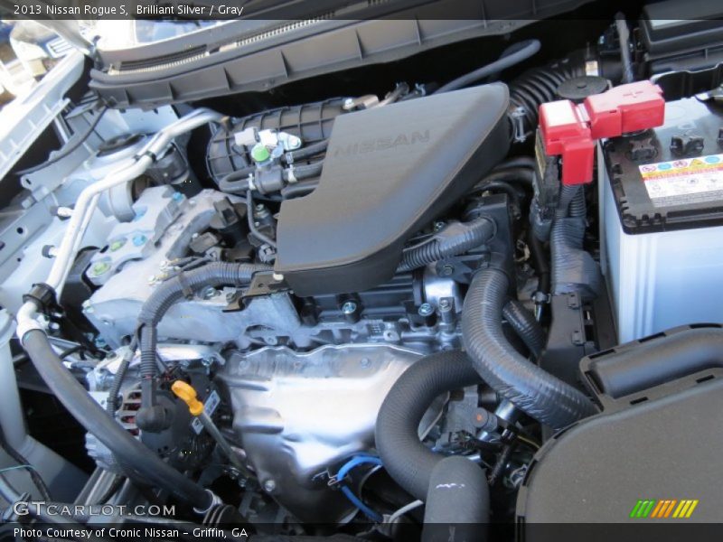 Brilliant Silver / Gray 2013 Nissan Rogue S