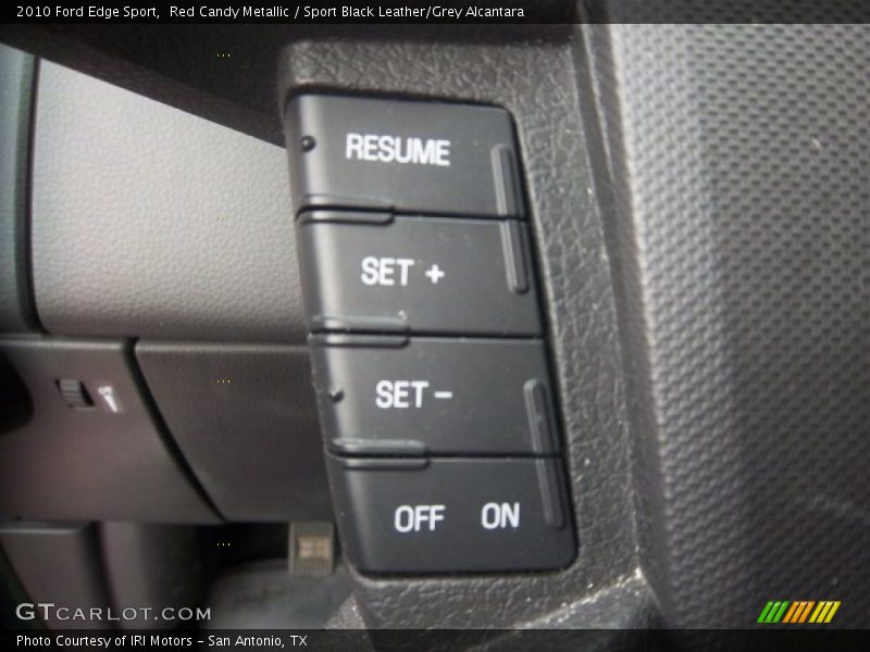 Red Candy Metallic / Sport Black Leather/Grey Alcantara 2010 Ford Edge Sport