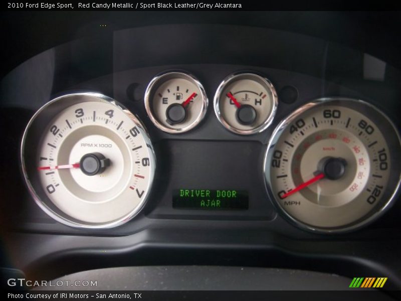 Red Candy Metallic / Sport Black Leather/Grey Alcantara 2010 Ford Edge Sport