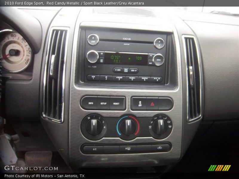 Red Candy Metallic / Sport Black Leather/Grey Alcantara 2010 Ford Edge Sport
