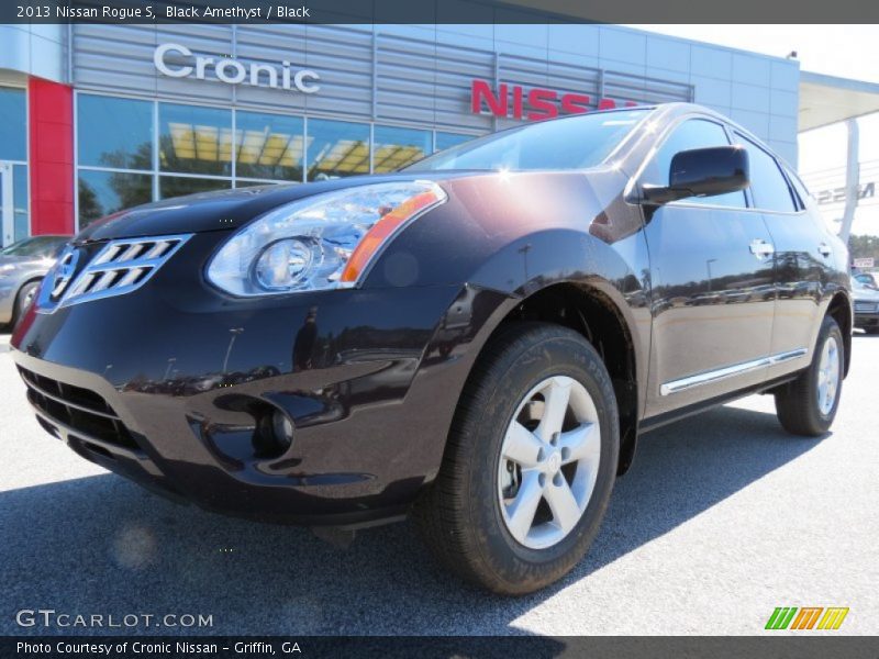 Black Amethyst / Black 2013 Nissan Rogue S