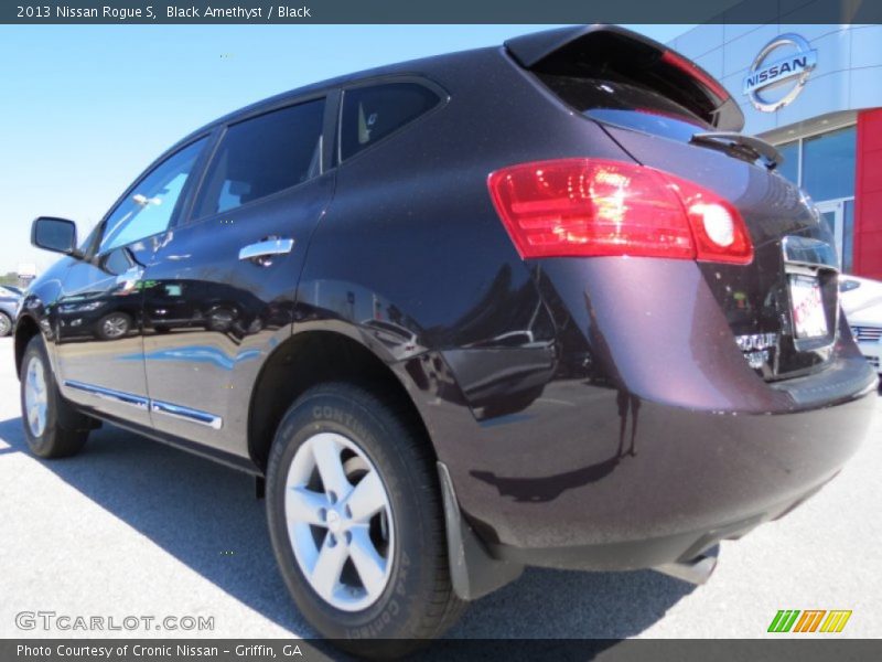 Black Amethyst / Black 2013 Nissan Rogue S