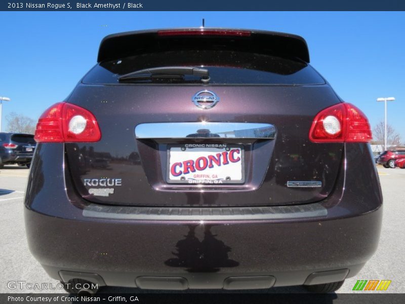 Black Amethyst / Black 2013 Nissan Rogue S