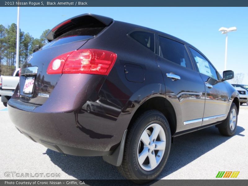 Black Amethyst / Black 2013 Nissan Rogue S