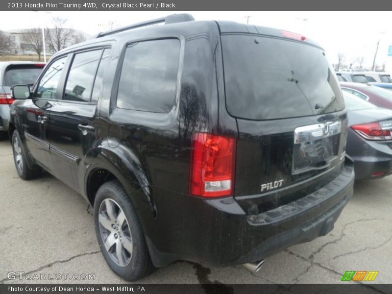 Crystal Black Pearl / Black 2013 Honda Pilot Touring 4WD