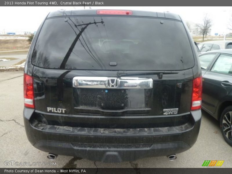 Crystal Black Pearl / Black 2013 Honda Pilot Touring 4WD