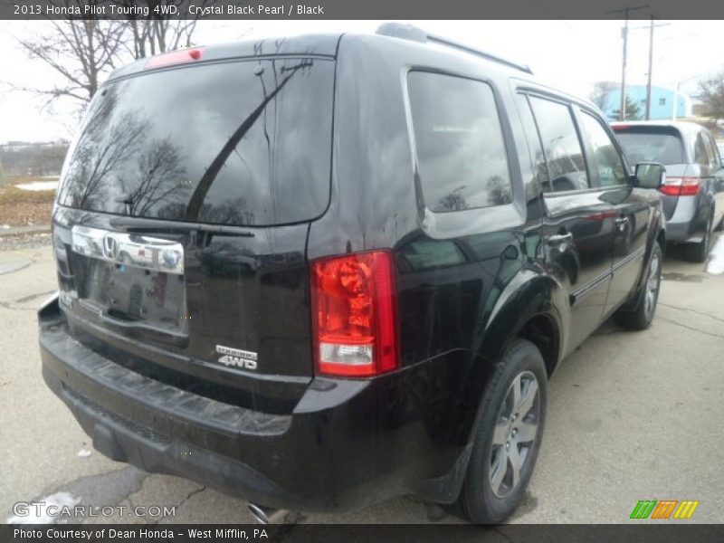 Crystal Black Pearl / Black 2013 Honda Pilot Touring 4WD
