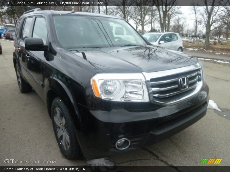 Crystal Black Pearl / Black 2013 Honda Pilot Touring 4WD