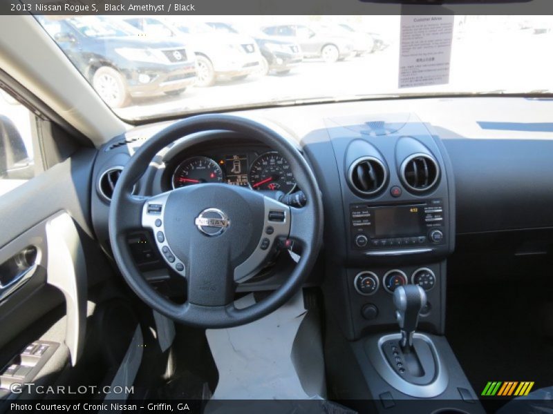 Black Amethyst / Black 2013 Nissan Rogue S