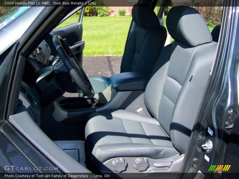 Steel Blue Metallic / Gray 2006 Honda Pilot LX 4WD