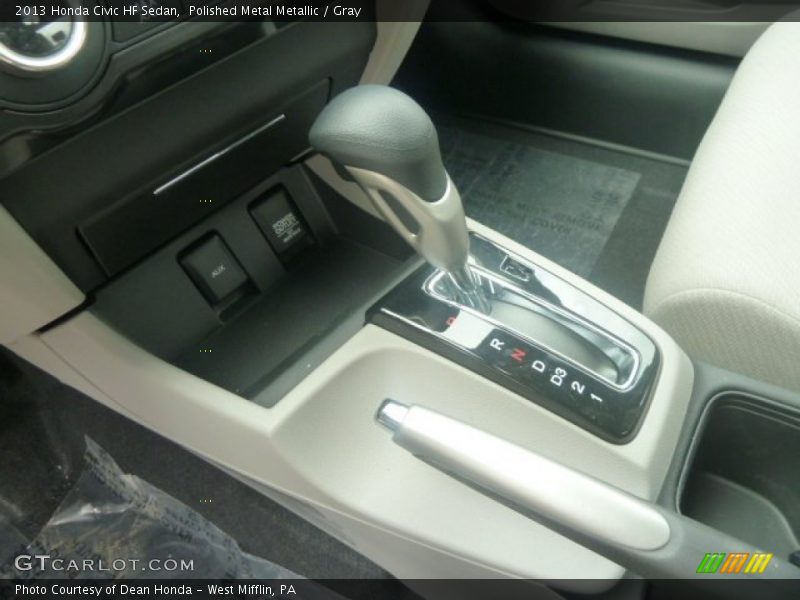 Polished Metal Metallic / Gray 2013 Honda Civic HF Sedan