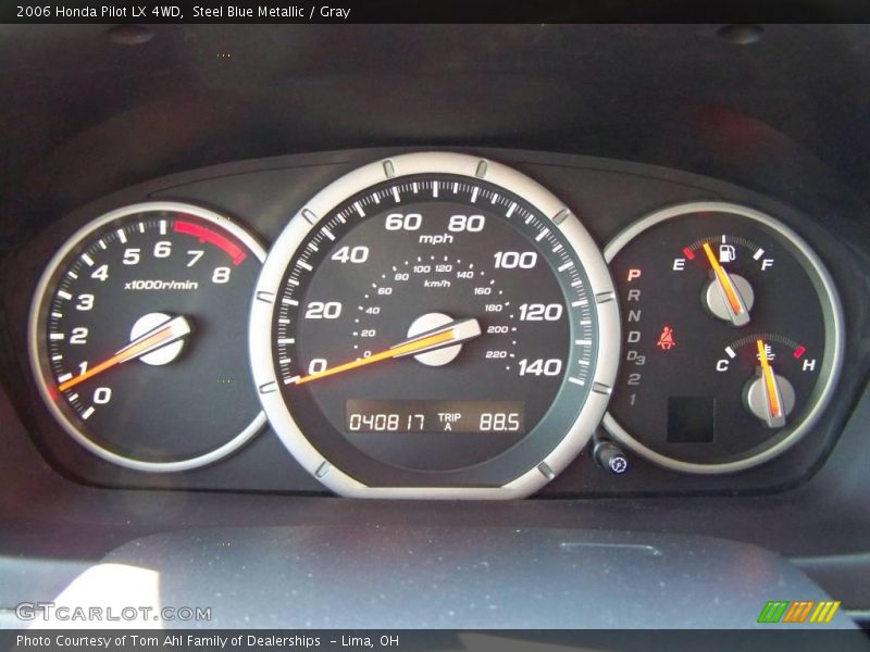 Steel Blue Metallic / Gray 2006 Honda Pilot LX 4WD