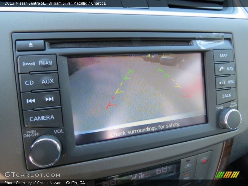 Brilliant Silver Metallic / Charcoal 2013 Nissan Sentra SL