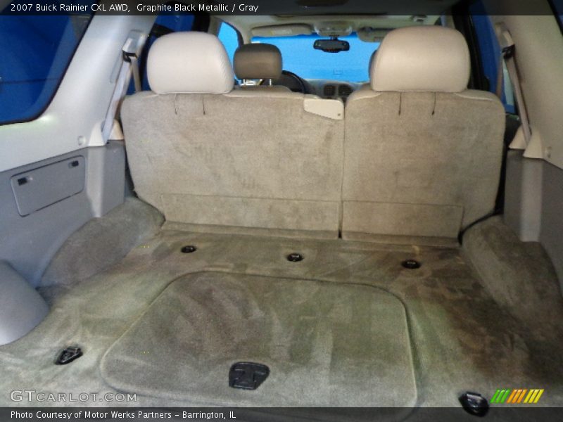 Graphite Black Metallic / Gray 2007 Buick Rainier CXL AWD