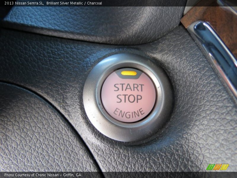 Brilliant Silver Metallic / Charcoal 2013 Nissan Sentra SL