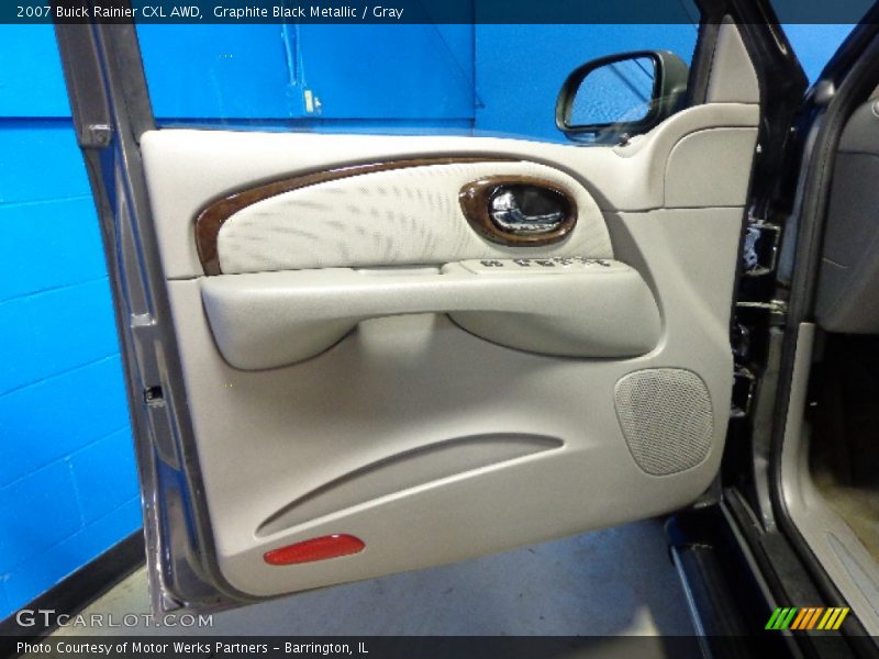 Graphite Black Metallic / Gray 2007 Buick Rainier CXL AWD