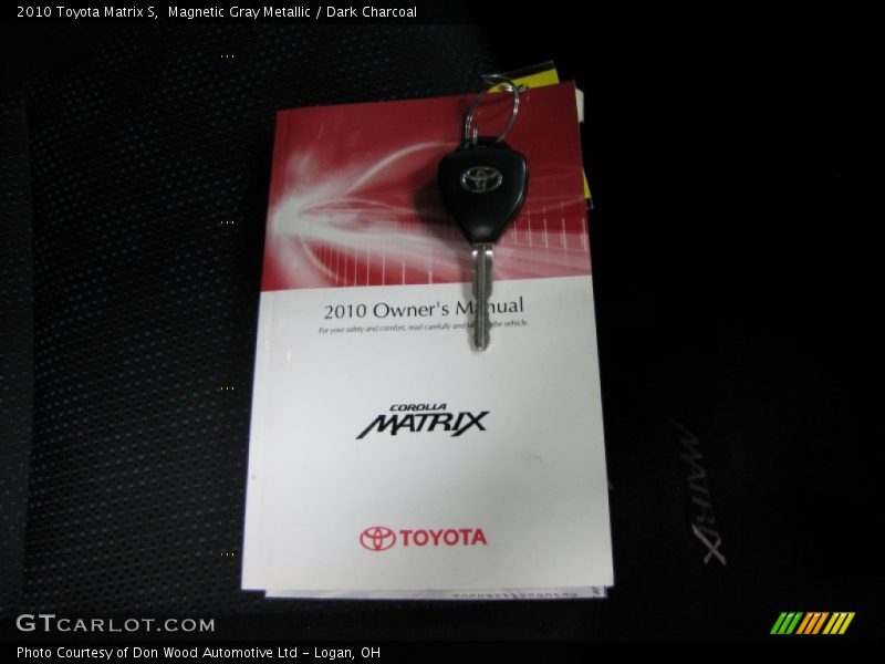 Magnetic Gray Metallic / Dark Charcoal 2010 Toyota Matrix S