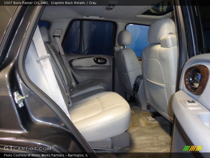 Graphite Black Metallic / Gray 2007 Buick Rainier CXL AWD